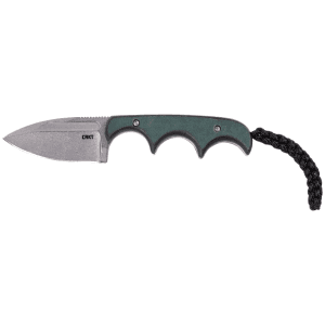 CRKT 2396 Minimalist 2.15 Fixed Spear Point Plain Stonewashed Knife 2396