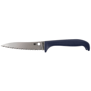 Spyderco K20SPR Counter Puppy 3.48 Fixed Serrated Knife K20SPR