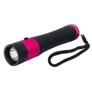 Guard Dog Ivy Self-Defense Black/Pink Stun Gun Flashlight