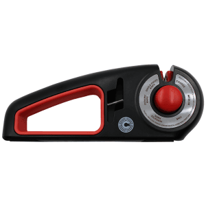 Caliber Gourmet Adjustable Knife Sharpener Black/Red