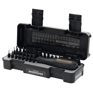 Wheeler SpaceSaver Screwdriver Set Black 36 Pieces