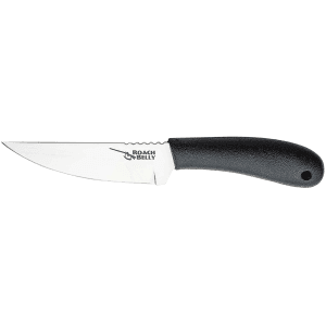 Cold Steel Roach Belly Serrated Knife with Black Polypropylene Handle