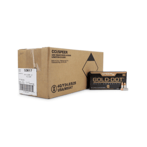 Speer Gold Dot 9mm 124 Gr +P JHP (Case)