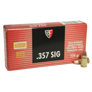 Fiocchi 357 Sig 124 Gr FMJ (Case)
