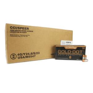 Speer Gold Dot 9mm 115 Gr HP (Case)
