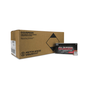 CCI Blazer 40 S&W 165 Gr FMJ Aluminum (Case)
