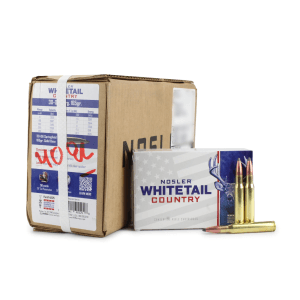 Nosler Whitetail Country 30-06 Springfield 165 Gr Solid Base (Case)