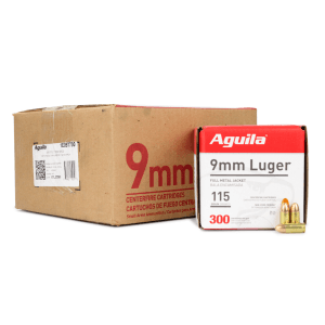 Aguila 9mm 115 Gr FMJ (Case)