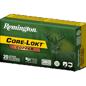Remington 360 Buckhammer 160 Gr Core Lokt Tipped (Box)