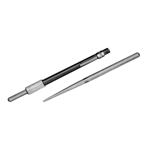 AccuSharp Diamond Rod Sharpener with Black Rubber Handle