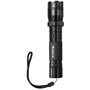 Skyline USA Diablo Tactical Flashlight with Stun Gun Black Aluminum