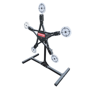Birchwood Casey TXSPT Texas Star Plinking Target HandgunRifleShotgun BlackGray AR500 Steel Star 0.37 Thick Standing