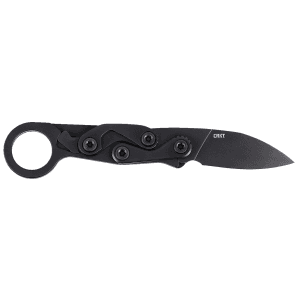 CRKT Provoke EDC 2.47 Inch Folding Black Oxide D2 Steel Blade (Black Aluminum Handle)