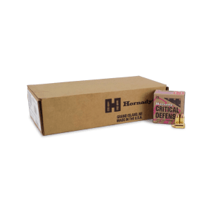 Hornady Critical Defense Lite 9mm 100 Gr FTX (Case)
