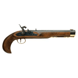 Traditions Kentucky .50 Caliber Blued Hardwood Percussion Pistol 10 Inch