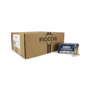 Fiocchi .223 Rem 55 Gr FMJ (Case)