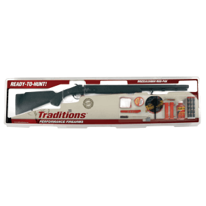 Traditions Buckstalker XT 50 Cal 3-9x40 Blued/Black Redi-Pack