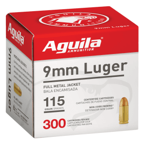 Aguila 9mm 115 Gr FMJ (Box)