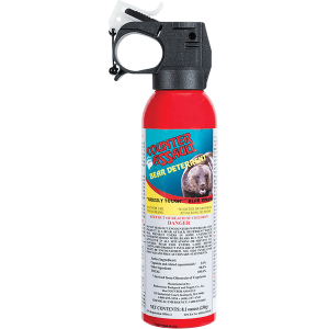 Counter Assault Bear Deterrent Spray 32ft Range Black Nylon