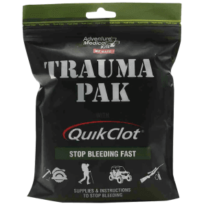 Adventure Medical Kits Trauma Pak Stop Bleeding Zeolite Black