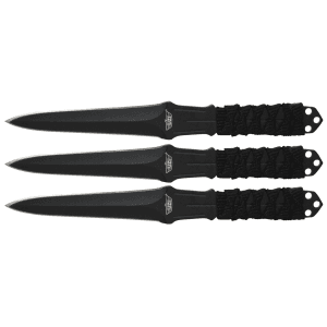 Uzi Accessories Throwing Knives 3 Straight Back UZKTRW003