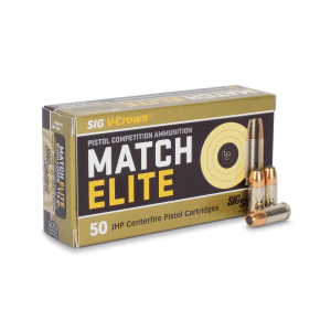 Sig Sauer Match Elite 9mm 115 Gr JHP (Case)