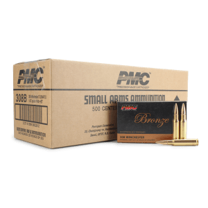 PMC Bronze 308 Winchester 147 Grain FMJ (Case)
