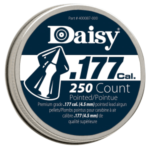 Daisy Precision .177 Pointed Pellets 250 Count Tin