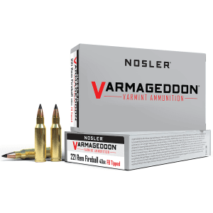 Nosler Varmageddon 221 Rem Fireball 40 Gr Flat Base Tipped (Box)