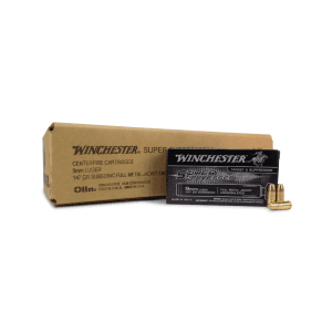 Winchester Super Suppressed 9mm 147 Grain Encapsulated Subsonic FMJ Ammo (Case)