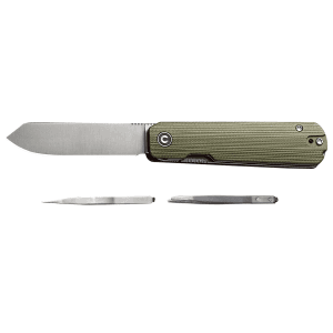 Civivi Sendy Knife Flipper Green G10 Handle NitroV Steel Blade