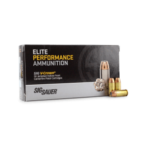 Sig Sauer Elite V-Crown 180 Grain JHP (Box)