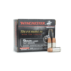 Winchester 9mm 147 Gr PDX1 Defender JHP (Box)
