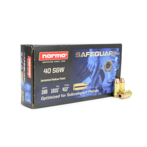 Norma Safeguard 40 S&W 180 Gr JHP (Box)