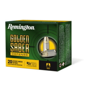Remington Golden Saber 40 S&W 180 Grain Brass JHP 27608 (Box)