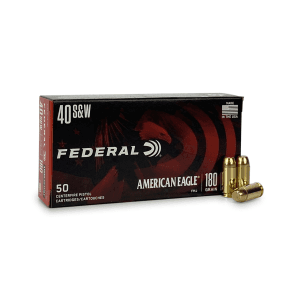 Federal American Eagle 40 S&W 180 Grain FMJ (Box)