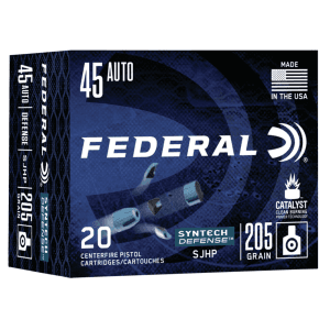 Federal Syntech 45 ACP 205 Grain Segmented JHP S45SJT1 (Box)