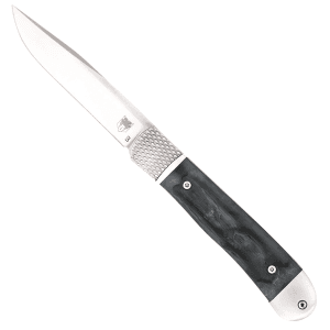CobraTec Trapper Hidden Release Automatic Knife Black Bone Handle