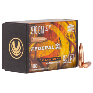 Federal Fusion 270 Cal 150gr Soft Point 100/Box