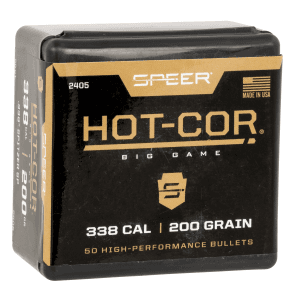 Speer Hot-Cor .338 Cal 200 gr Spitzer Soft Point Projectiles