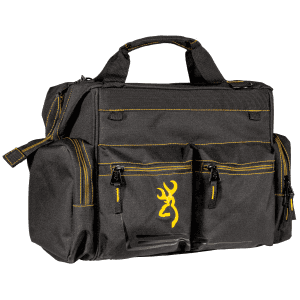 Browning Black Gold Shooting Bag with Buck Mark Logo Ripstop Polyester