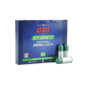 CCI Hevi Bismuth 9mm 43 Gr Lead-Free 11 Shot Pest Control (Box)