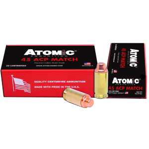 Atomic Match 45 ACP 185 Grain Semi Wadcutter 448 (Box)