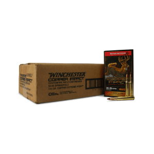Winchester Copper Impact 30-06 Springfield 150 Grain Lead-Free Extreme Point (Case)