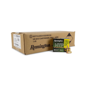 Remington High Terminal Performance 380 ACP 88 Grain JHP (Case)