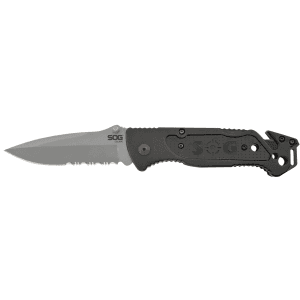 SOG Escape 3.4 PS Folding Knife (Black) SOGFF24CP