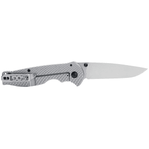 SOG Flash FL Folding Knife with Silver Handle and Satin Blade