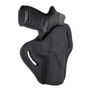 1791 Gunleather Bh2.4 Stealth Black Leather Right Hand Pistol Holster BH24SBLR