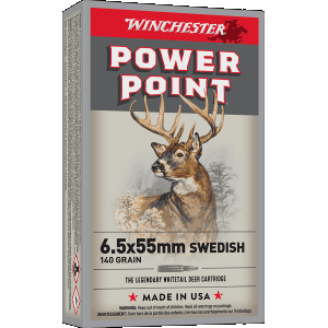 Winchester Power-point 6.5x55 Swedish 140 Gr Power Point (Box)