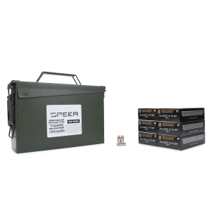 Speer Gold Dot 9mm 124 Gr +P JHP 300 Rounds in Heavy Duty Ammo Can